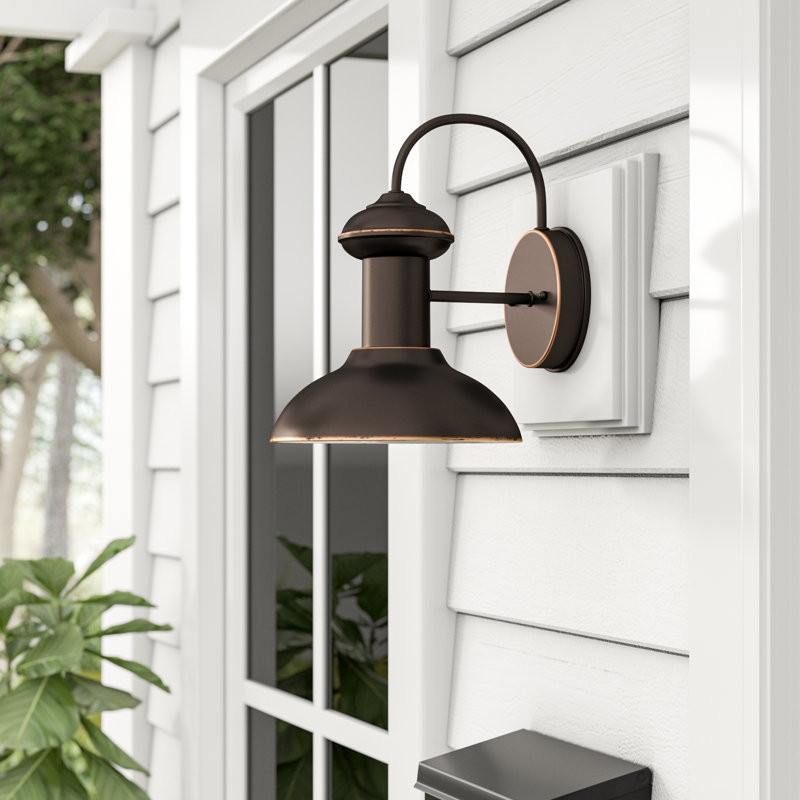 beachcrest home crandallwood outdoor barn light amp reviews beachcrest home outdoor lighting